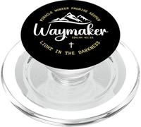 Promise Keeper Miracle Worker Waymaker Christian Mom Dad PopSockets PopGrip para MagSafe