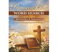 Promises of God Word Search: Large Print Christian Word Search Puzzle Book with 80 Puzzles and Solutions (Faith & Inspiration Word Search Series)