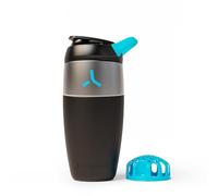 Promixx Pursuit Batidora Acero Inoxidable - 760ml Mezclador Proteínas Metal Ligero con Snap-Fit para Batidos Suaves - Hermético Anti-Olores para Fitness - Negro