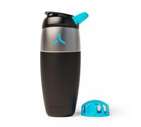 Promixx Pursuit Batidora Acero Inoxidable - 950ml Mezclador Proteínas Metal Ligero con Snap-Fit para Batidos Suaves - Hermético Anti-Olores para Fitness - Negro