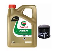 Promo Castrol Power1 10W40 o 15W50 4L + filtro de aceite Hiflofiltro - Aceite: Power1 10W40, Filtro aceite: HF163