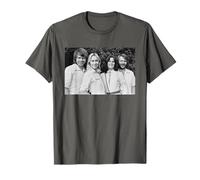 Promo de Llegada del Retrato del Grupo Pop Sueco Abba 1976 Camiseta
