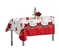 Promo - Mantel de Navidad rectangular o redondo antimanchas - Campana (150 x 350 cm)