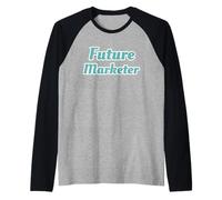 Promoción de Analista de Marketing Digital Future Marketer Camiseta Manga Raglan