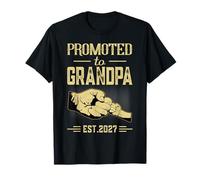 Promocionado a Abuelo para ser 2027 Nuevo Padre convirtiéndose en papá Camiseta