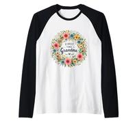 Promocionado a Anuncio de Corona Floral para Abuelos Camiseta Manga Raglan
