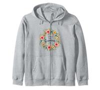Promocionado a Anuncio de Corona Floral para Abuelos Sudadera con Capucha