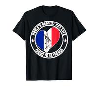 Promocionado a Brother Best French Bro World's Okayest Boy Kid Camiseta