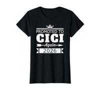 Promocionado a Cici de Nuevo 2026 Grandma Reveal Vintage Camiseta