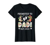 Promocionado a Dadi 2026 Flower First Time Grandma Camiseta