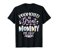 Promocionado a Gran mamá 2027 Pronto para ser mamá Camiseta