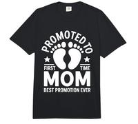 Promocionado a la Primera Vez mamá Mejor promoción de Todos los Tiempos Comfort Colors Adult Heavyweight T-Shirt