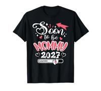 Promocionado a mamá EST. 2027 Pronto será mamá Camiseta
