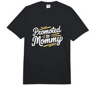 Promocionado a mamá Nueva mamá Maternidad bebé Padre Comfort Colors Adult Heavyweight T-Shirt