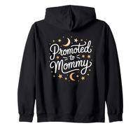 Promocionado a Mamá Nueva Mamá Maternidad Cuidador de Bebés Sudadera con Capucha