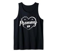 Promocionado a Mommy EST 2027 Pronto to be New Mom Finally Heart Camiseta sin Mangas