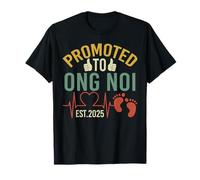 Promocionado a Ong Noi Est 2025 Primera vez que el abuelo pronto será Camiseta