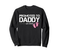 Promocionado a papá EST 2026 Nuevo papá 2026 Baby Girl Daddy 2026 Sudadera