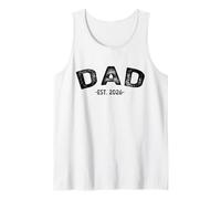 Promocionado a papá EST. 2026 Primera Vez Papá Bebé 2026 Camiseta sin Mangas