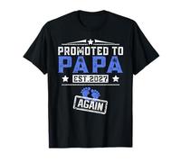 Promocionado a papá Otra Vez 2027 Día del Padre Camiseta