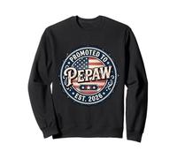 Promocionado a Pepaw EST 2026 Pronto to Be New Grandpa Granddad 1 Sudadera