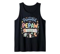 Promocionado a Pepaw EST 2026 Pronto to Be New Grandpa Granddad 4 Camiseta sin Mangas