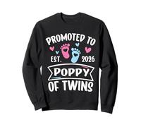 Promocionado a Poppy of Twins EST 2026 Revelación de género del bebé Sudadera
