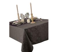 PROMOFLASH83 Calitex Mantel de Tejido Rectangular 150 x 250 Ombra Gris Fonce