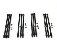 Promohobby Pack 4 Juegos de 3 cañas Nylon Cricket para Dardos 7,5cm Total Color Negro