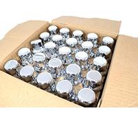 Promolink Tapacubos de rueda para camiones, 32 mm, 32 mm, cromados, protección adicional, compatible con Alcoa, robustos tapacubos para tuercas de rueda de camiones en tamaño 32 mm