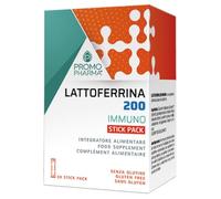 PromoPharma Lattoferrina 200mg Immuno Integratore Alimentare, 30 Stick Pack