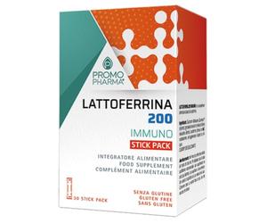 PromoPharma Lattoferrina 200mg Immuno Integratore Alimentare, 30 Stick Pack