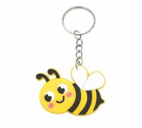 Promotech Buzzy Llavero de abeja - 1 pieza PVC llavero para niños y adultos - Bonito colgante de animales para mochila, bolso, coche y llavero