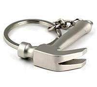 Promotech Llavero de acero inoxidable Papa's HDT Martillo: Fuerza y Amor en una Herramienta