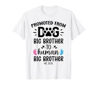 Promoted from Dog Big Brother Human Brother EST 2026 Big Bro Camiseta