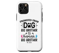 Promoted from Dog Big Brother Human Brother EST 2026 Big Bro Carcasa para iPhone 11 Pro