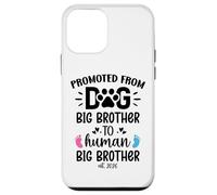 Promoted from Dog Big Brother Human Brother EST 2026 Big Bro Carcasa para iPhone 12 Mini