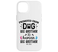 Promoted from Dog Big Brother Human Brother EST 2026 Big Bro Carcasa para iPhone 14 Plus
