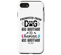 Promoted from Dog Big Brother Human Brother EST 2026 Big Bro Carcasa para iPhone SE (2020) / 7/8