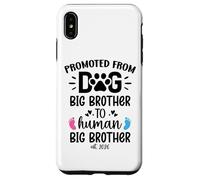 Promoted from Dog Big Brother Human Brother EST 2026 Big Bro Carcasa para iPhone XS MAX