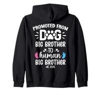 Promoted from Dog Big Brother to Human Brother EST. 2026 Bro Sudadera con Capucha