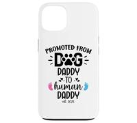 Promoted from Dog Daddy to Human Daddy EST 2026 Human Dad Carcasa para iPhone 13
