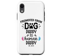 Promoted from Dog Daddy to Human Daddy EST 2026 Human Dad Carcasa para iPhone XR
