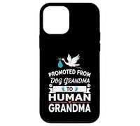 Promoted from Dog Grandma To Human Grandma Paws Carcasa para iPhone 12 Mini