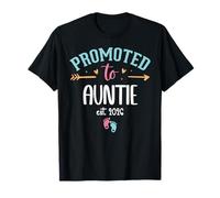 Promoted to Auntie 2026 First Time Aunt EST 2026 Aunty to Be Camiseta