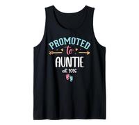 Promoted to Auntie 2026 First Time Aunt EST 2026 Aunty to Be Camiseta sin Mangas