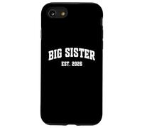 Promoted to Big Sister EST. 2026 Sister Baby Announcement Carcasa para iPhone SE (2020) / 7/8