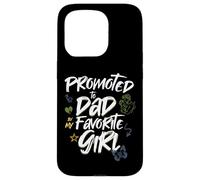 Promoted to Dad by My Favorite Girl - Papá Design Carcasa para iPhone 15 Pro