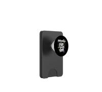 Promoted to Dad by My Favorite Girl - Papá Design PopSockets PopWallet para MagSafe