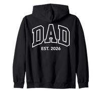 Promoted To Dad Est 2026 Daddy To Be In 2026 First Time Dad Sudadera con Capucha